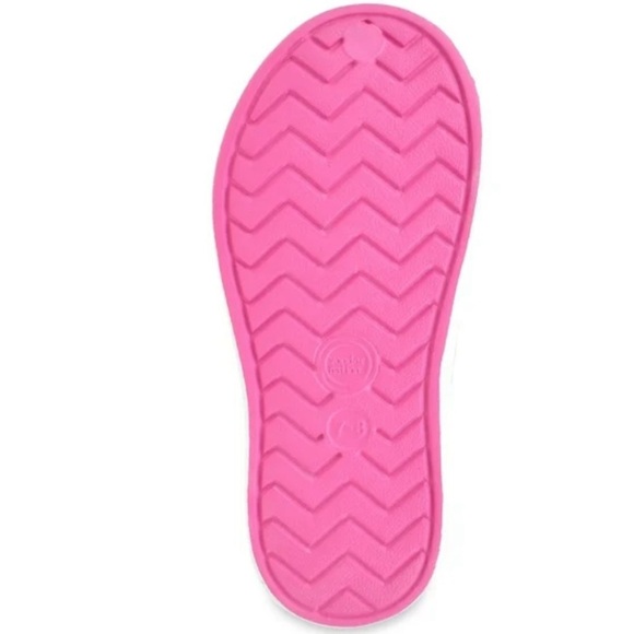 NWT Wonder Nation Eva Pink and White Slip-On Sneakers Toddler Girl Size 5/6 - Picture 4 of 7